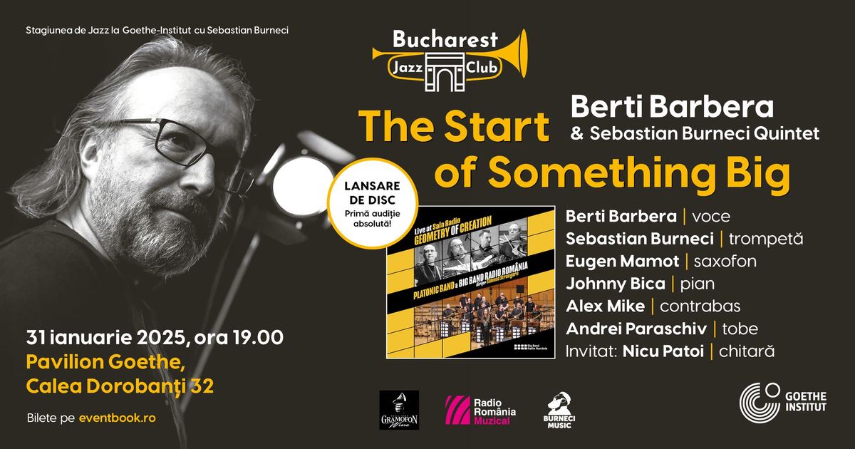 The Start of Something Big - Berti Barbera & Sebastian Burneci Quintet