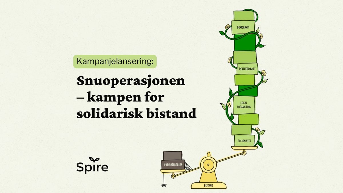 Kampanjelansering: Snuoperasjonen \u2013 kampen for solidarisk bistand