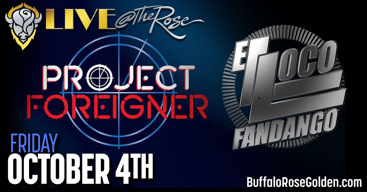 Project Foreigner with El Loco Fandango - Tributes to ZZ Top and Foreigner LIVE at The Rose