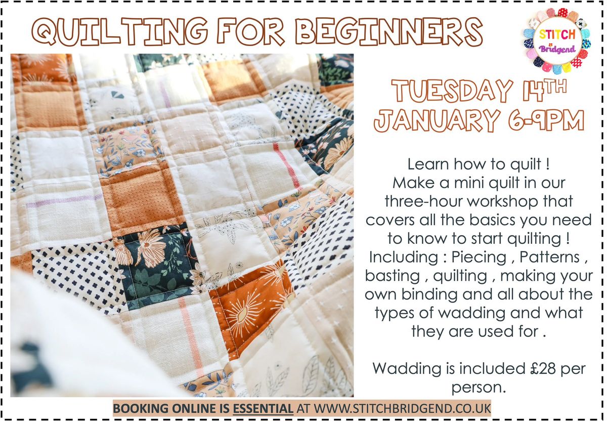 COMPLETE BEGINNERS QUILTING WORKSHOP