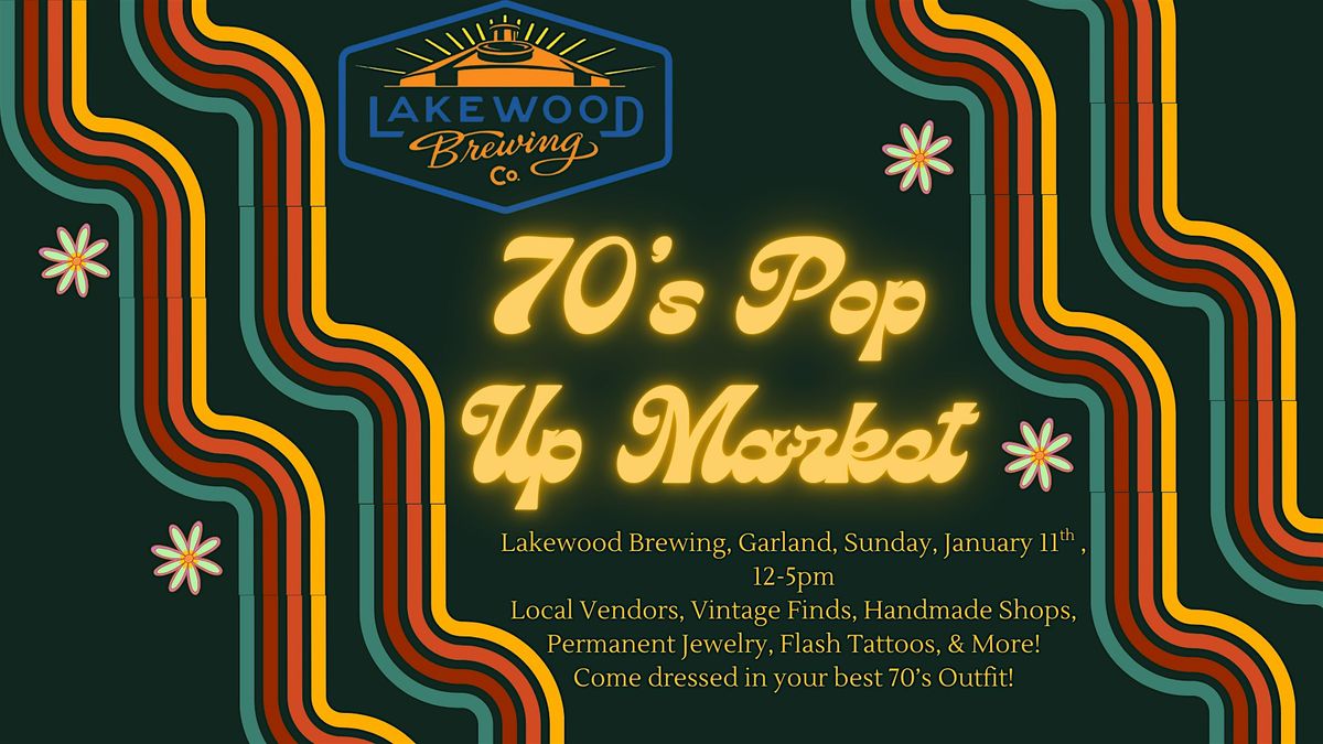 Garland 70's Pop Up Market