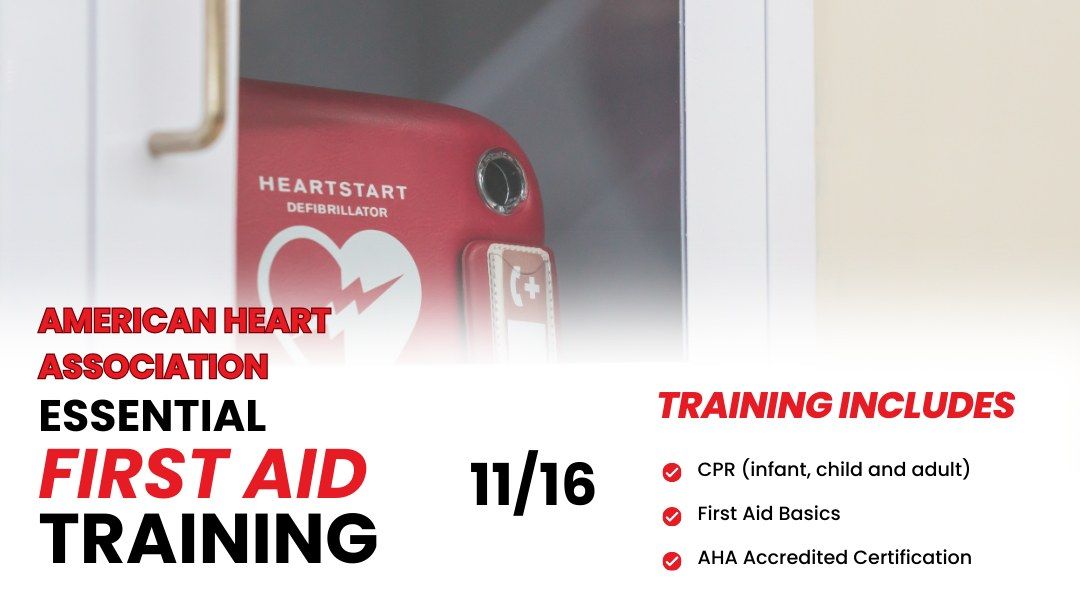 American Heart Association First Aid\/CPR - Morning Course