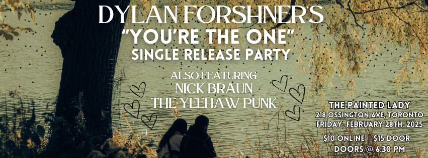 \u201cYou\u2019re The One\u201d Single Release Party w\/Nick Braun & Yeehaw Punk