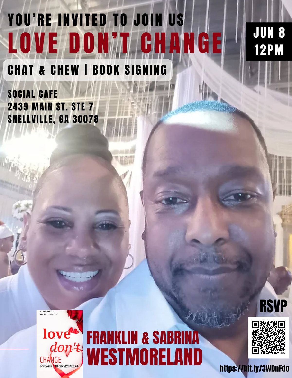 Love Don't Change Chat, Chew & Book Signing