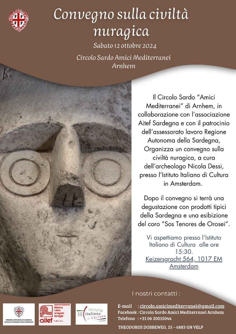 Convegno sulla civilt\u00e0 nuragica a cura dell\u2019archeologo Nicola Dessi