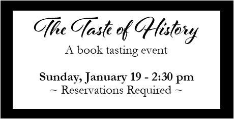 A Taste of History - a book tasting event