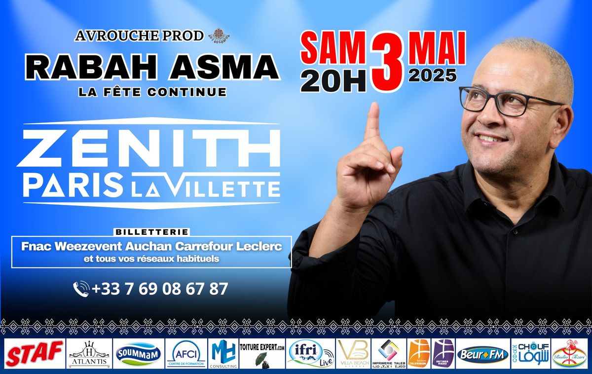 Rabah Asma \/ Z\u00e9nith - Paris 2025