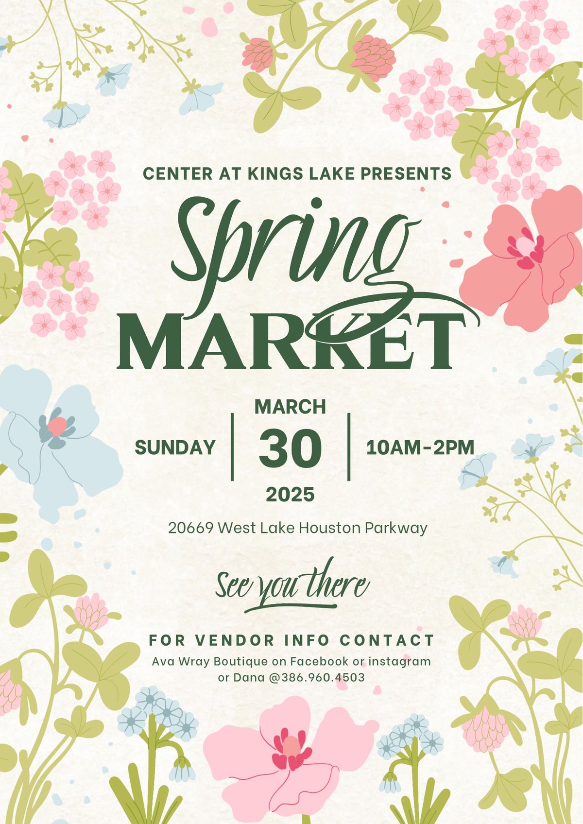 Spring Vendor Market