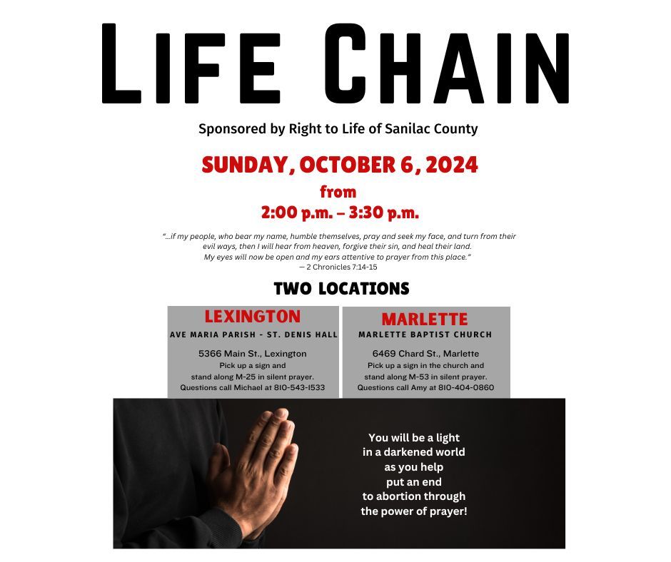 Life Chain 2024 - Marlette