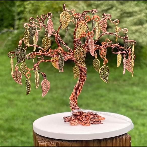 Sold out!!!November Fall leaves Wire Tree Workshop $40\/person