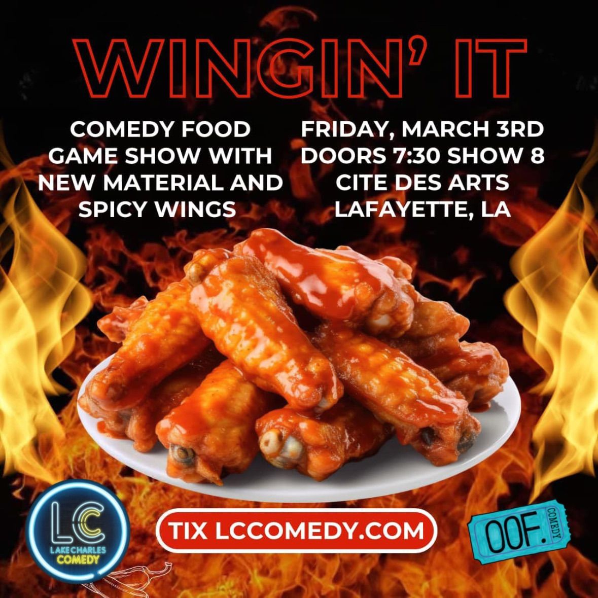 Wingin\u2019 It! A Comedy Game Show (Lafayette)