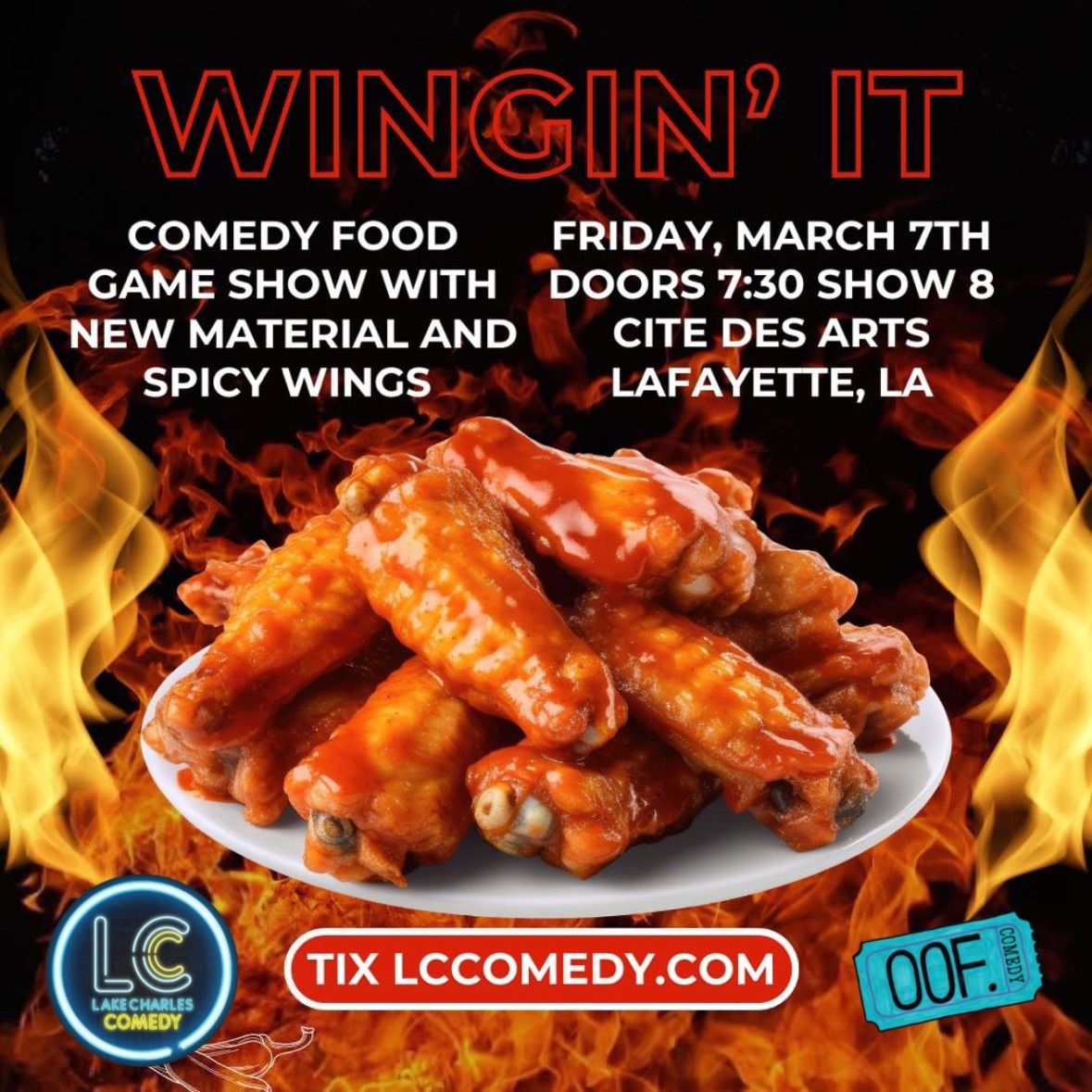 Wingin\u2019 It! A Comedy Game Show (Lafayette)