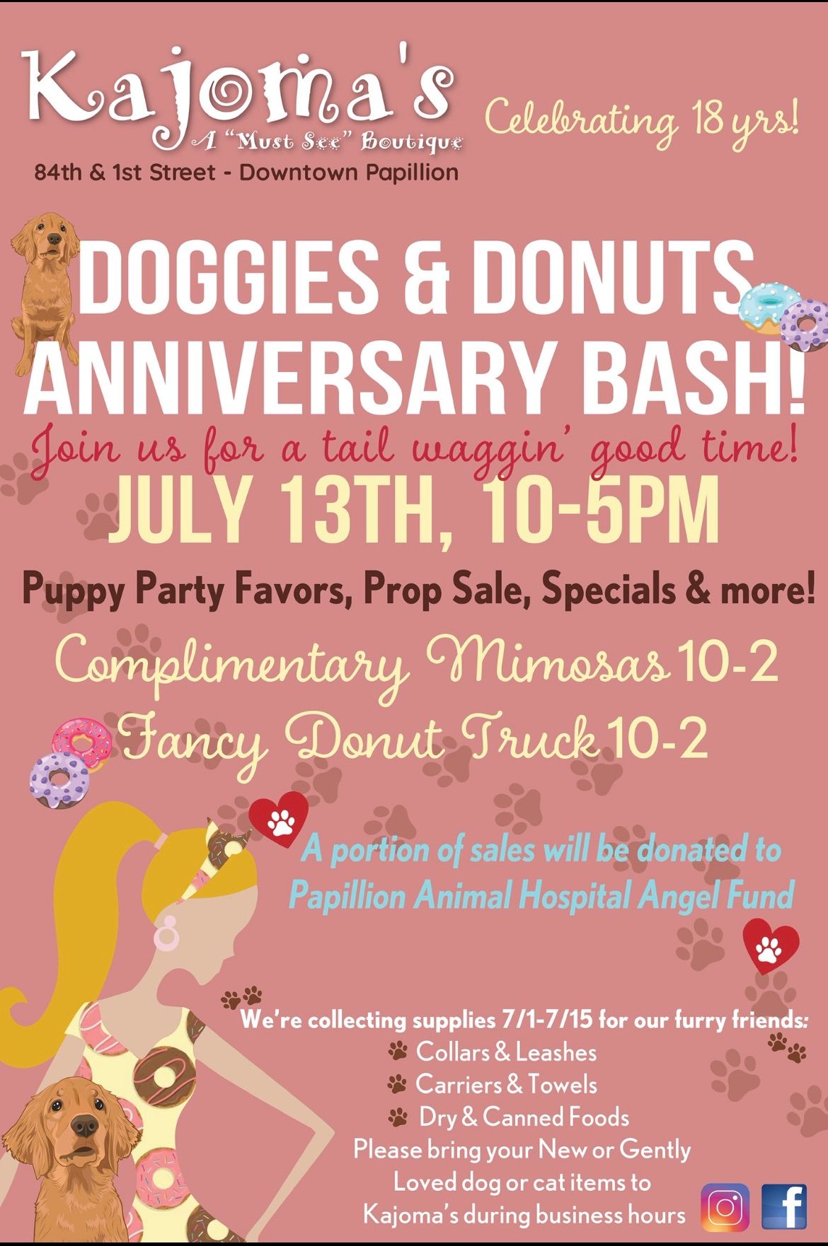 Doggies & Donuts 18th Anniversary Bash