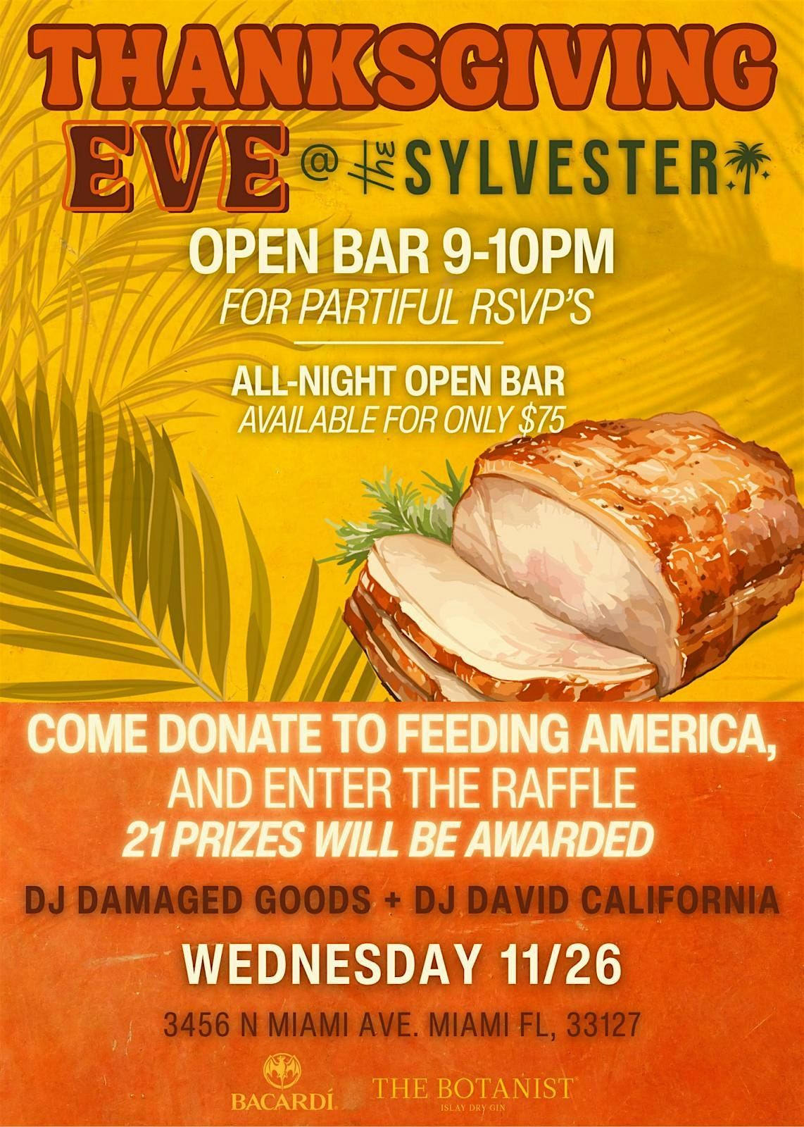 Thanksgiving Eve at The Sylvester!