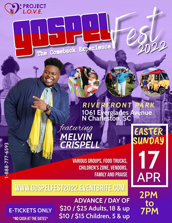 Gospel Fest 2022, Riverfront Park, North Charleston, 17 April 2022