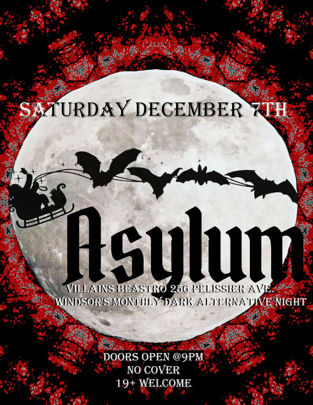 Asylum: Windsor's Dark Alternative night!