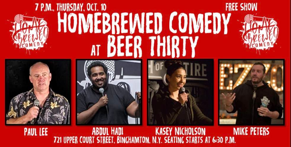 Homebewed Comedy at Beer Thirty