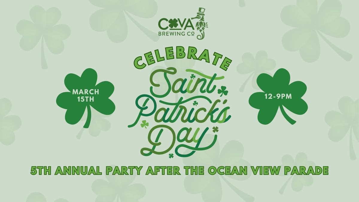 5th Annual St. Patrick's Day Party After the Parade 