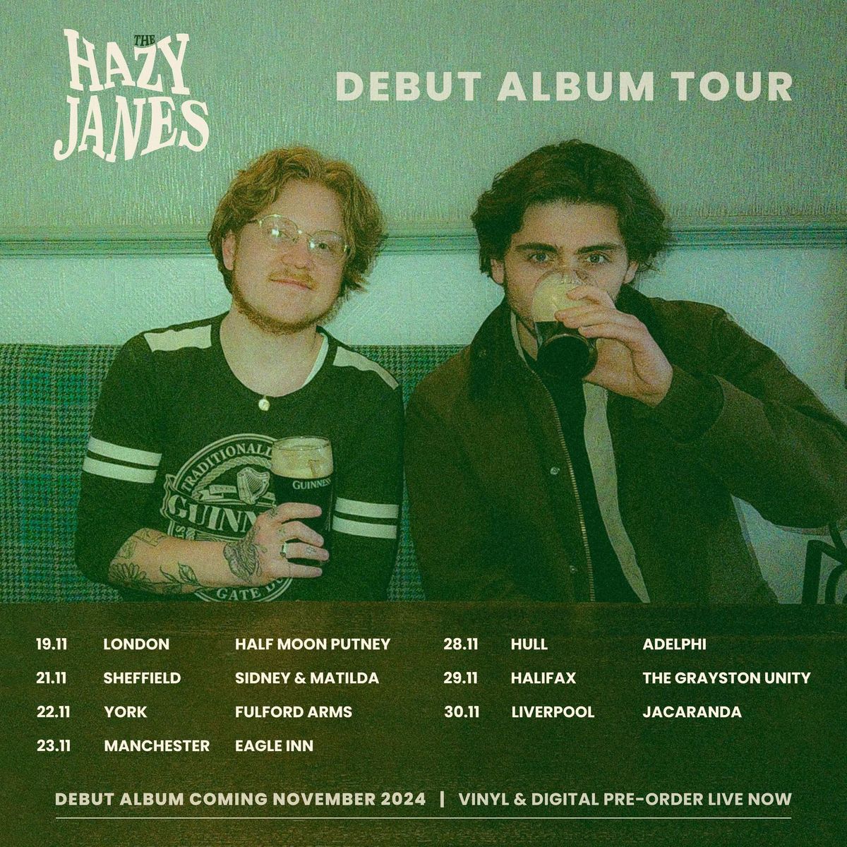 SOLD OUT - THE HAZY JANES + Crosscut Saw