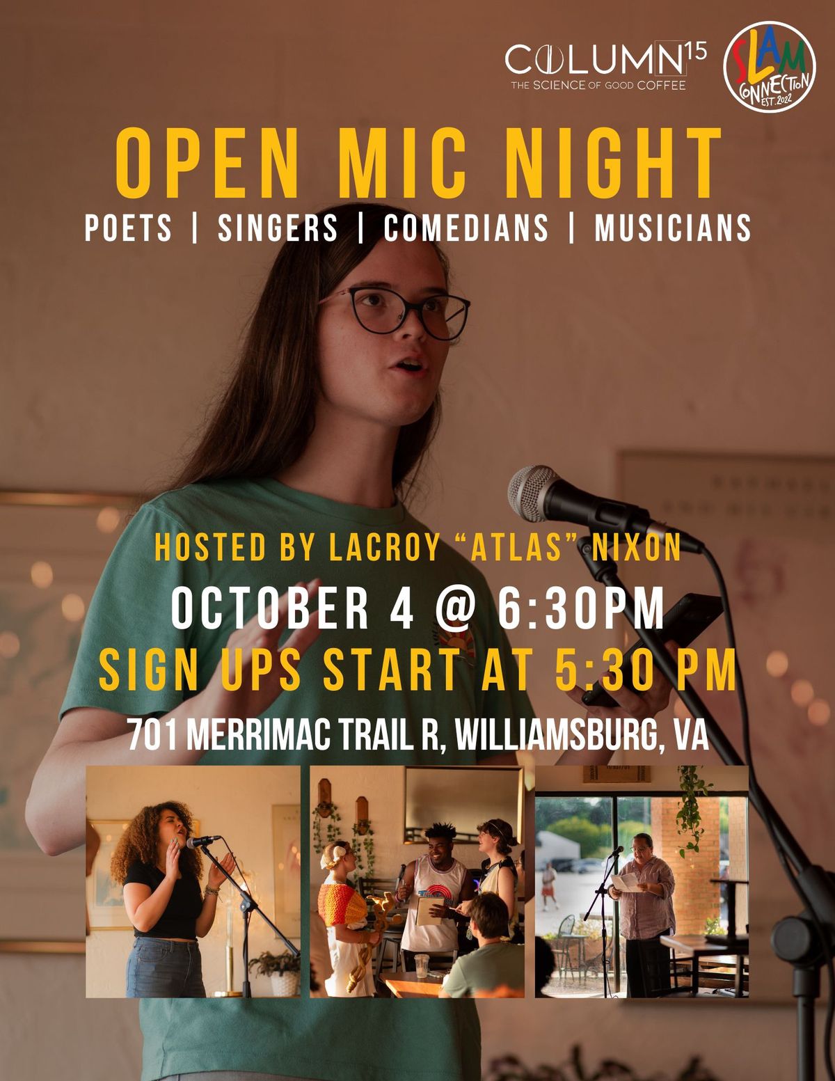 Monthly Open Mic 