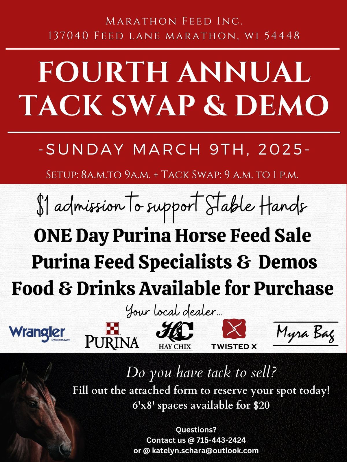 MFI's Fourth Annual Tack Swap & Demo