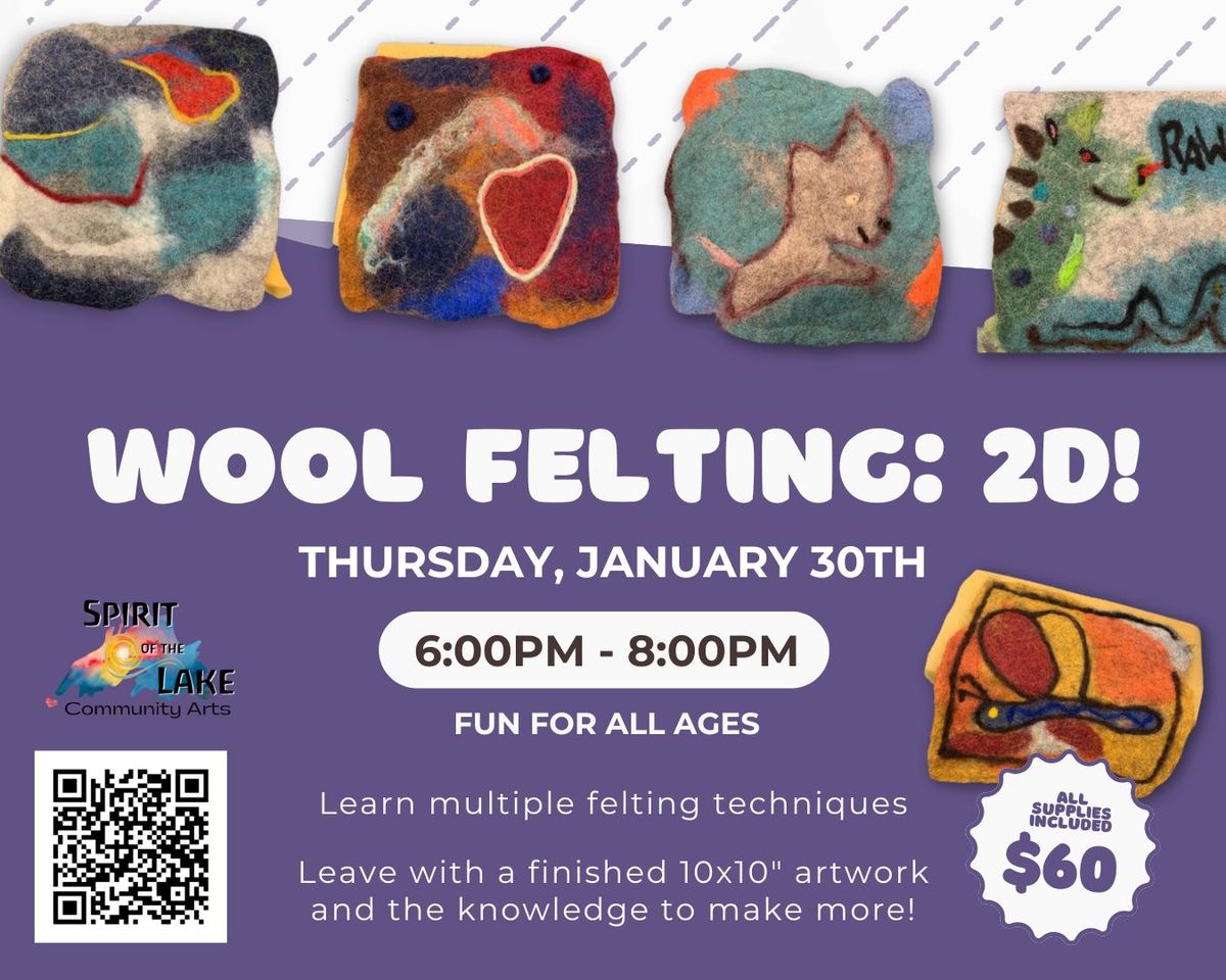 Wool Felting: 2D!