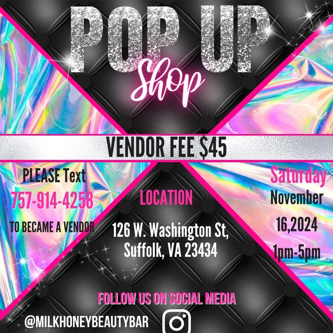 First Ever Pop Up Shop