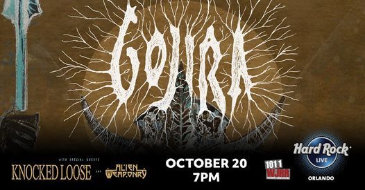 Gojira with special guests Knocked Loose & Alien Weaponry