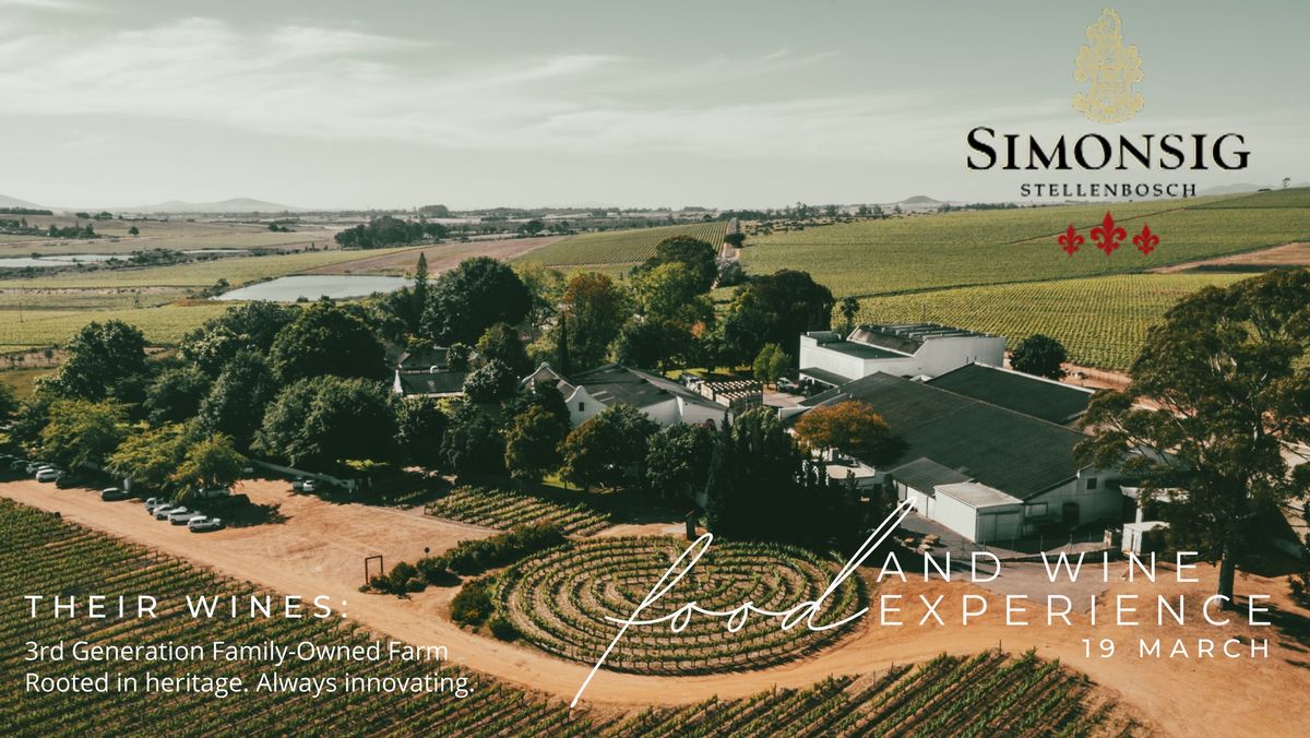 Simonsig Food and Wine Experience 