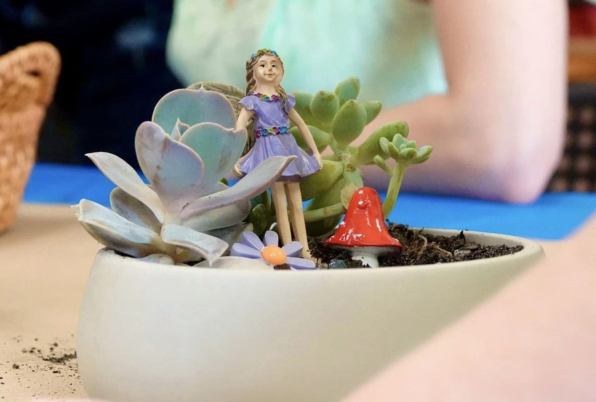 Magical Holiday Fairy Garden