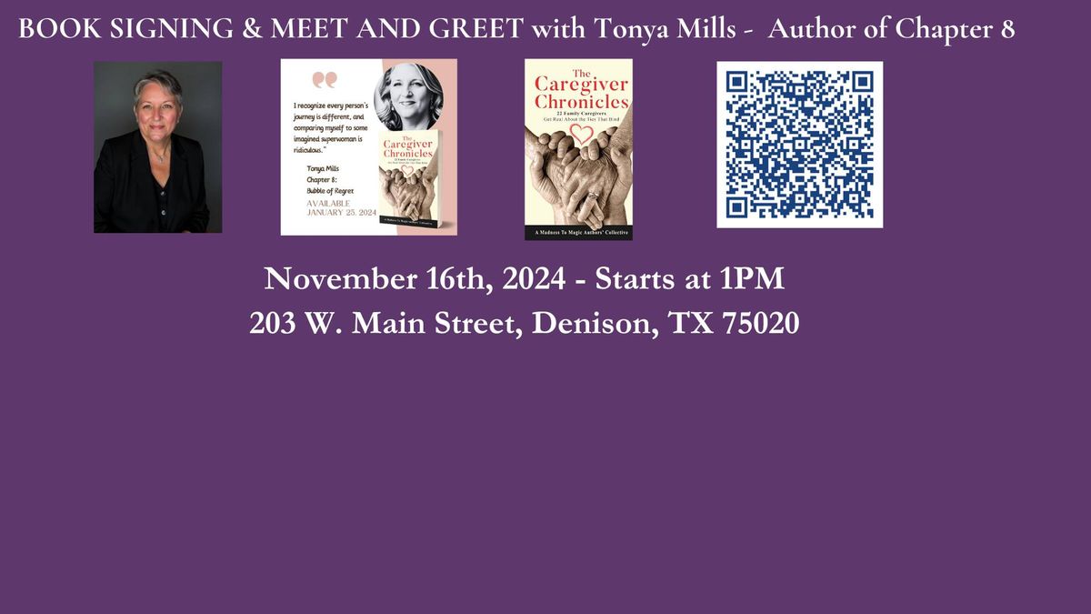 Book Signing - The Caregiver Chronicles: 22 Family Caregivers Get Real About the Ties That Bind