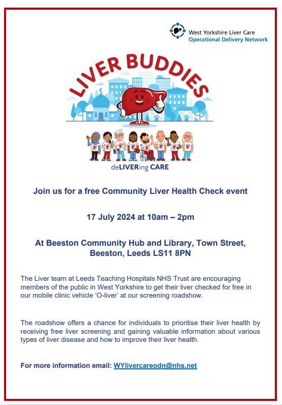 Join us for a free Community Liver Health Check Event