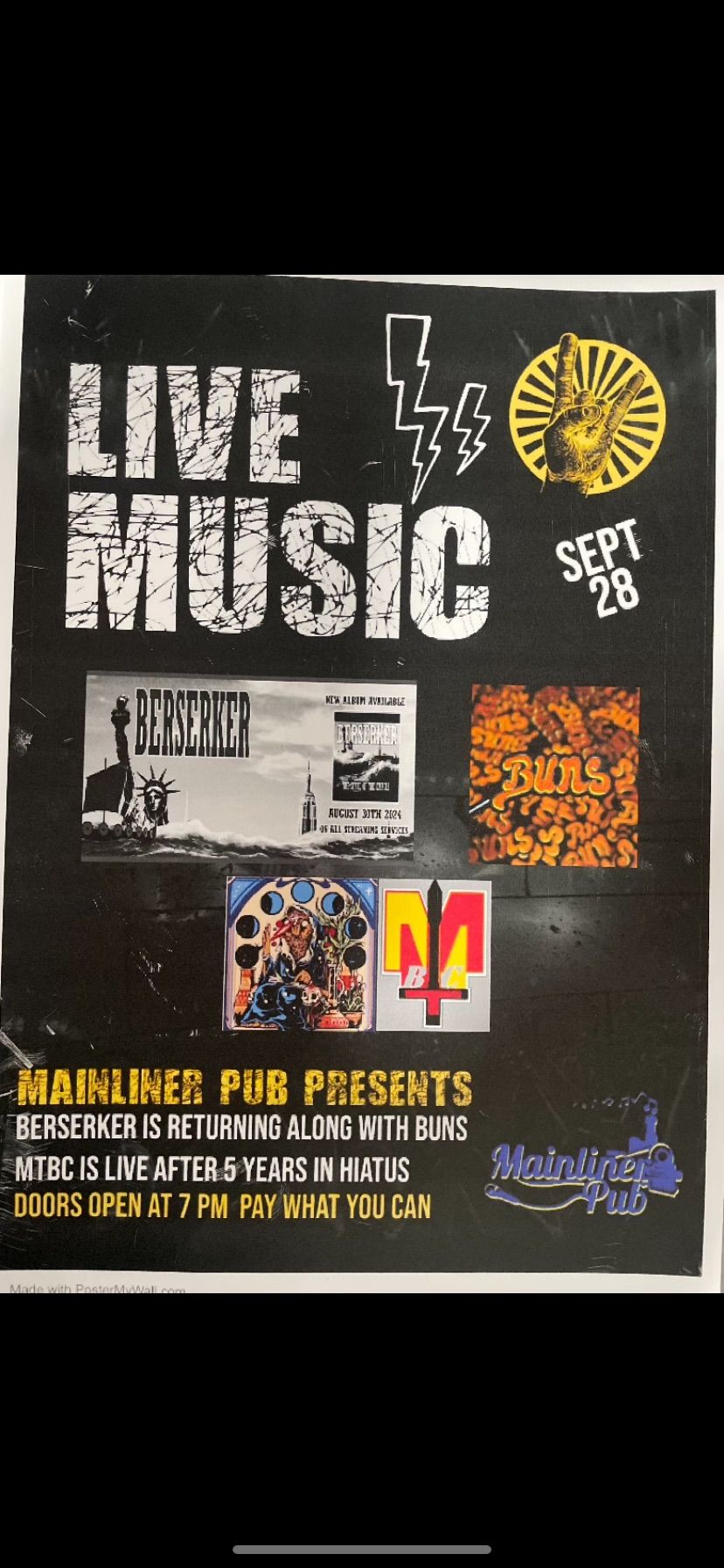 Mainliner Pub Presents