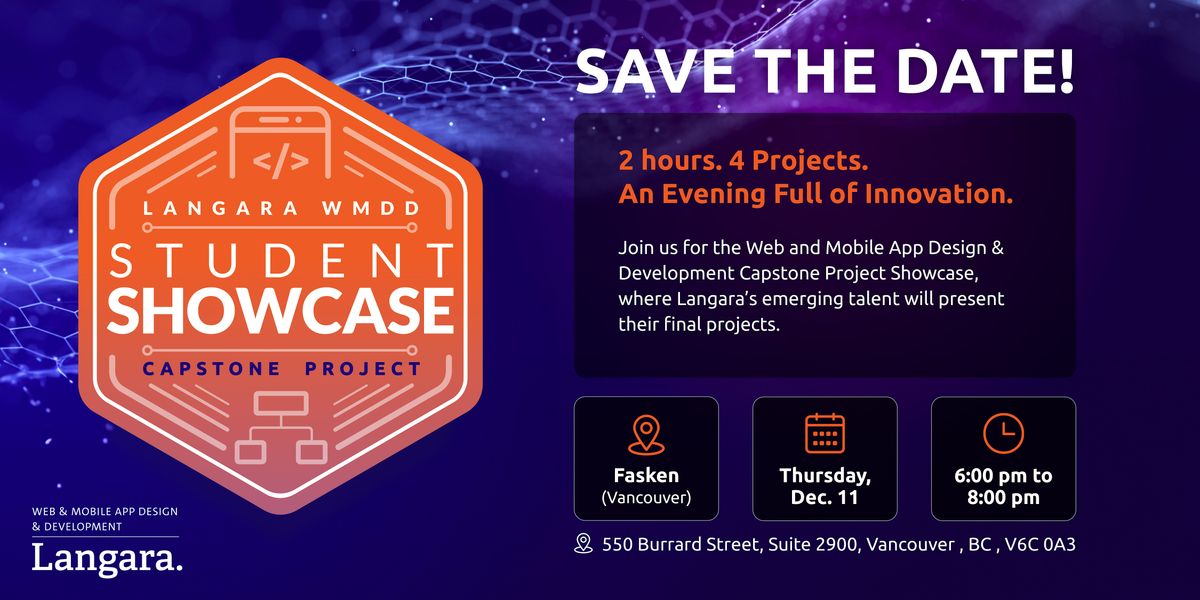 Capstone Project Showcase - In Person