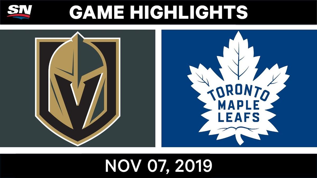 Toronto Maple Leafs vs. Vegas Golden Knights