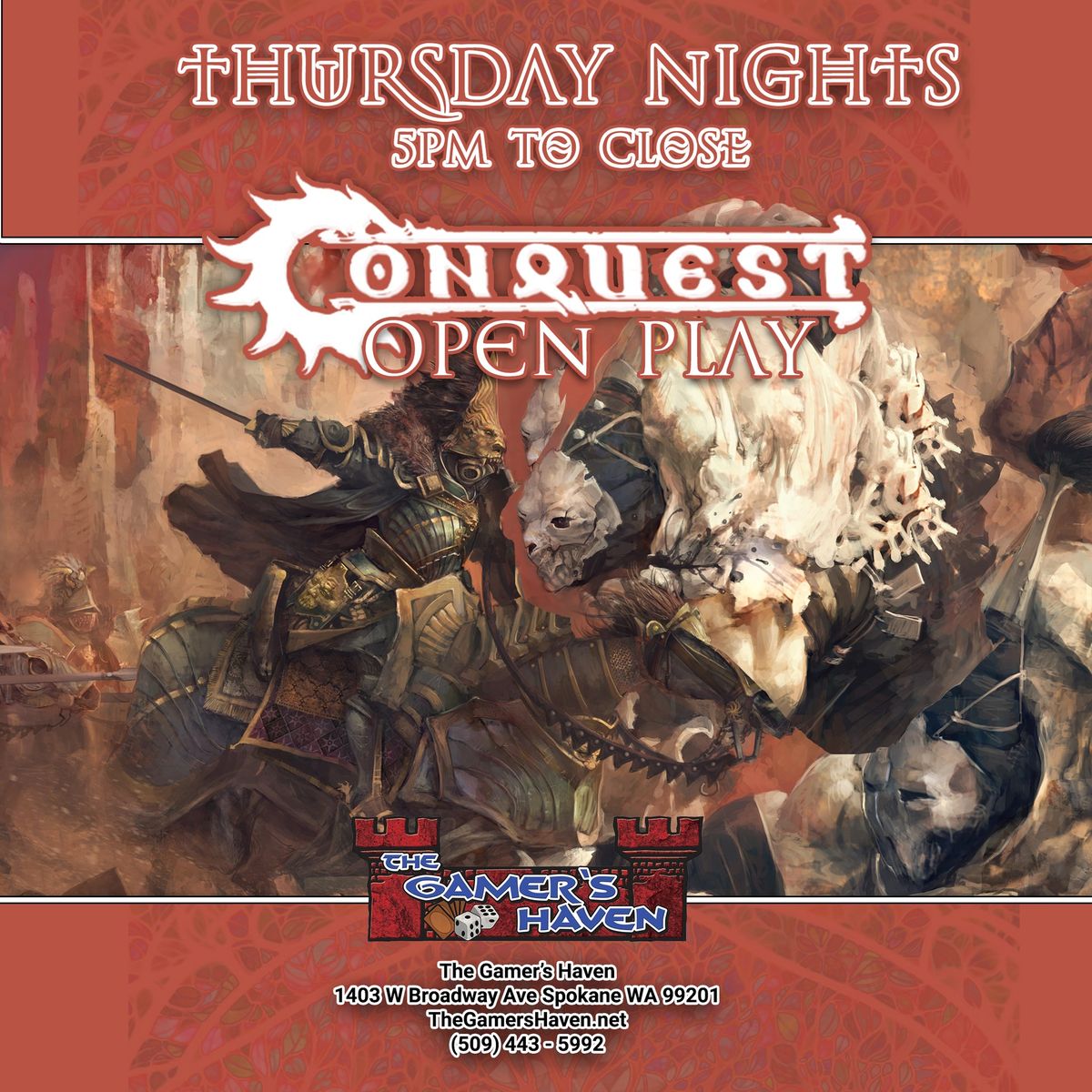Conquest Open Play!