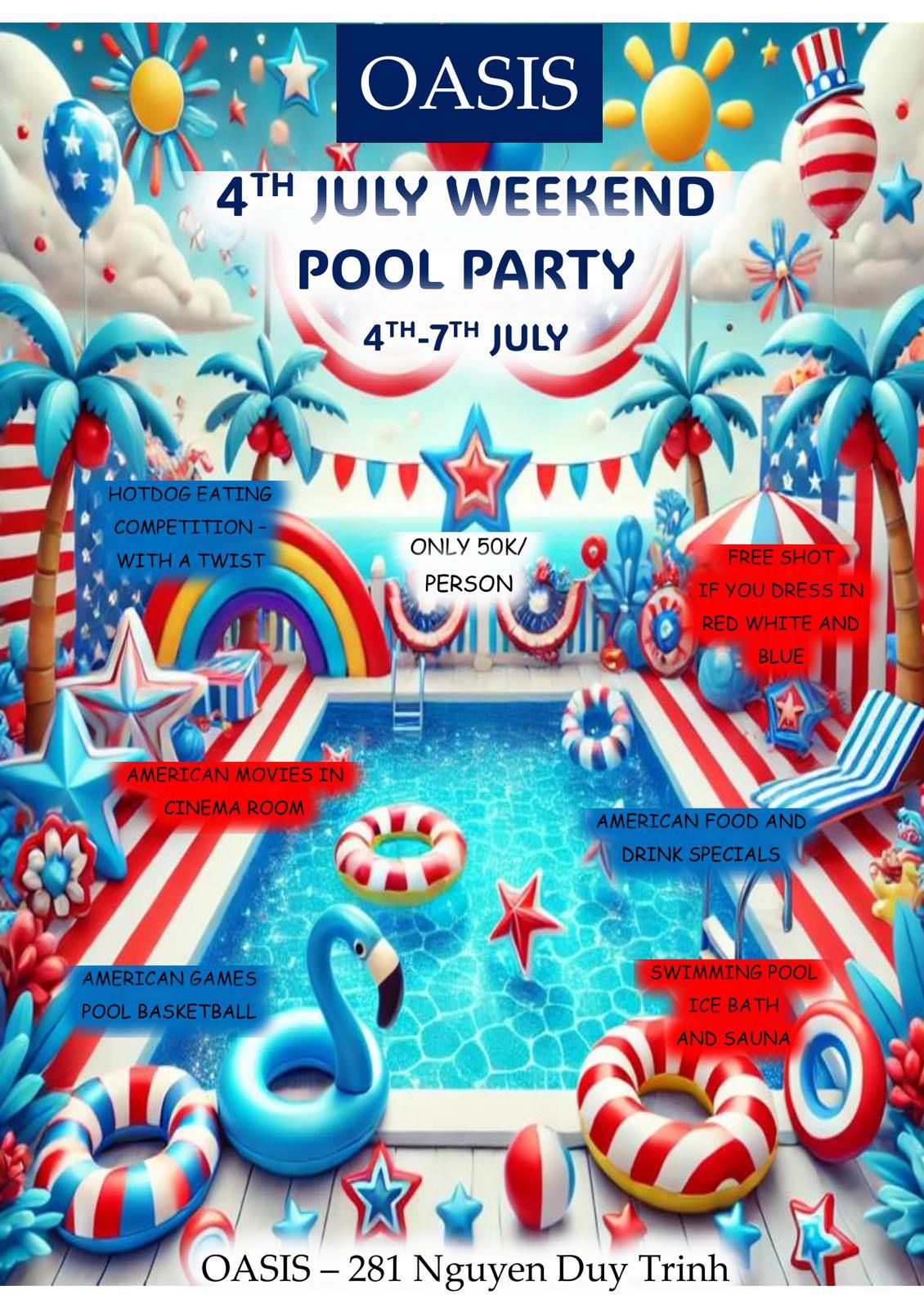 4th July Weekend Pool Party