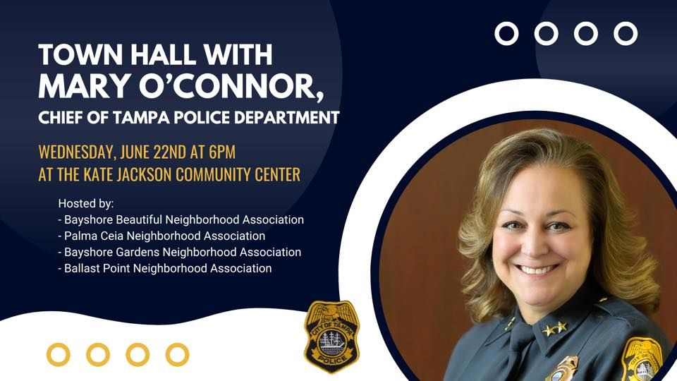 Townhall with Tampa Chief of Police O'Connor