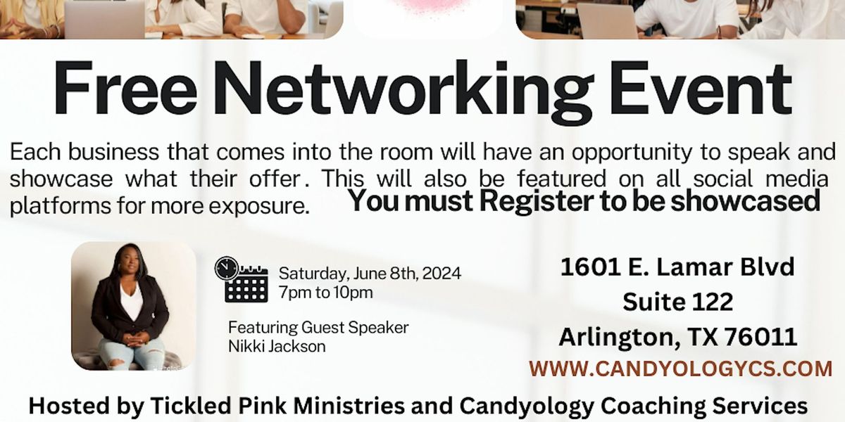 Free Networking Event W\/ Special Guest Nikki Jackson