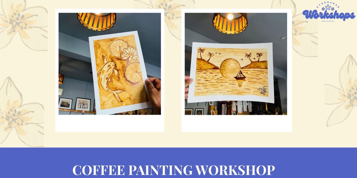 Coffee painting workshop
