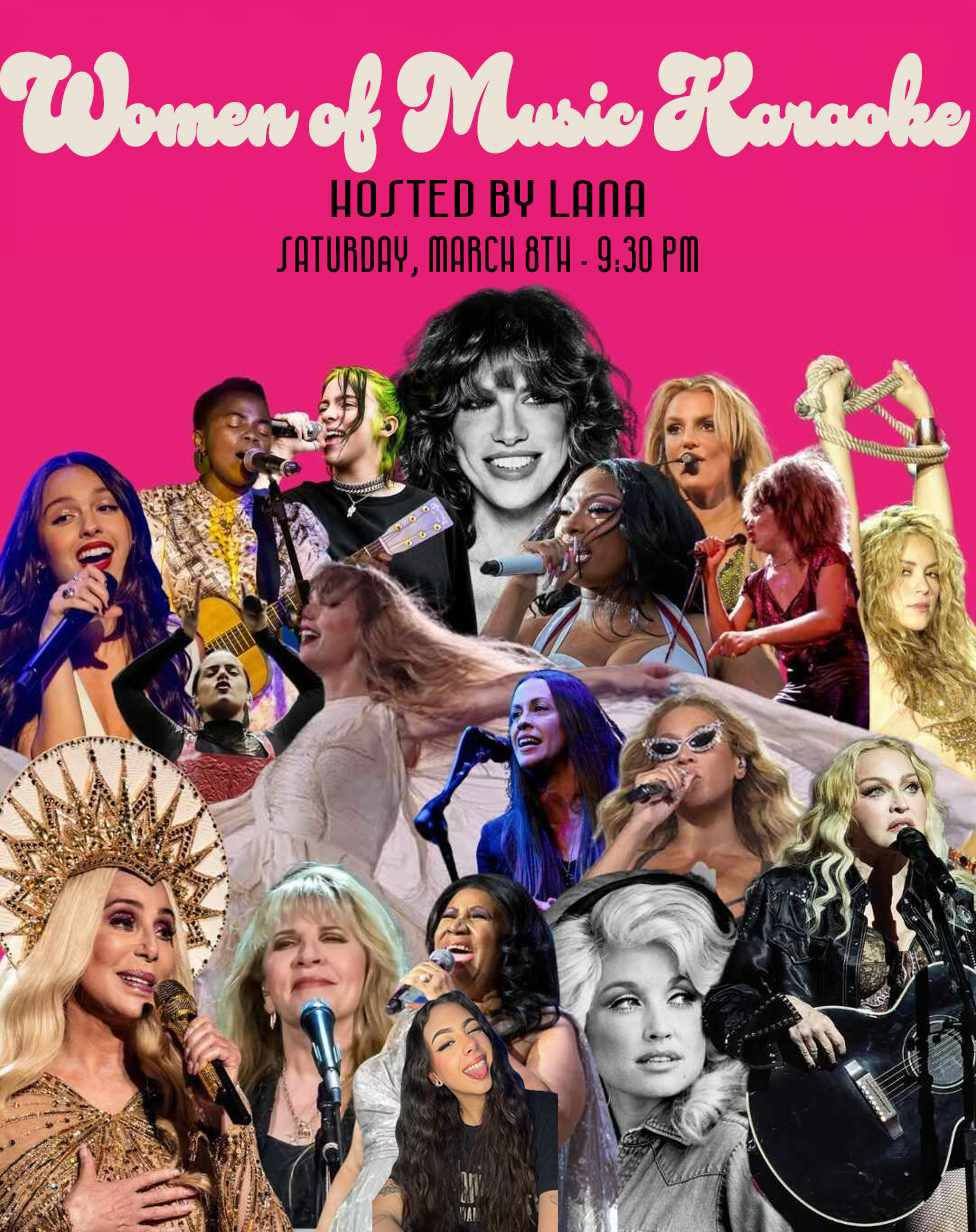 Women of Music Karaoke live at The Hummingbird