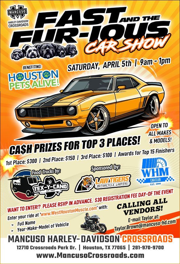 Fast & FUR-ious Car Show 