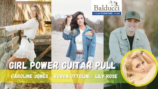 Guitar Pull with Caroline Jones, Robyn Ottolini, Lily Rose, and Corina Rose