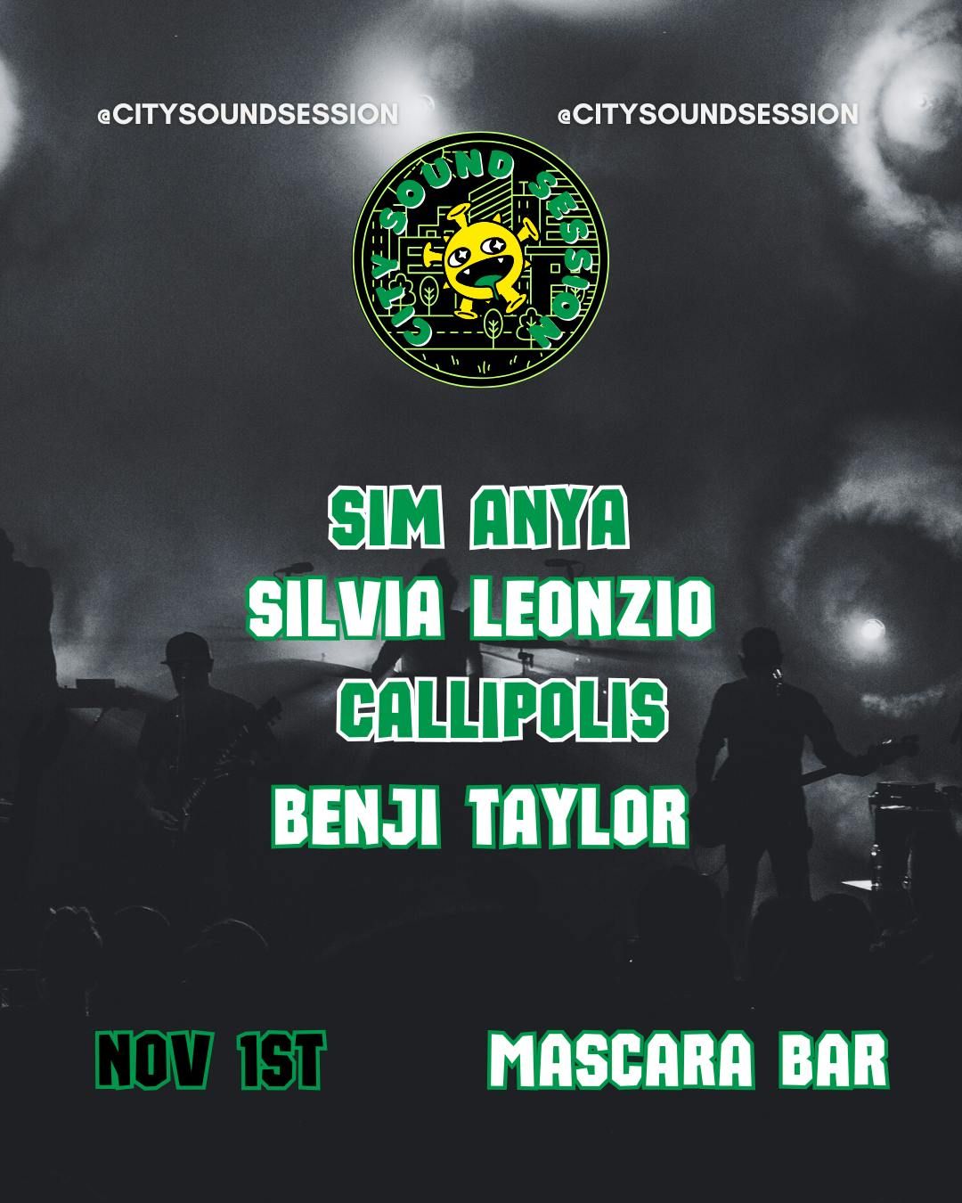 City Sound Session with Sim Anya, Silvia Leonzio, Callipolis and Benji Taylor