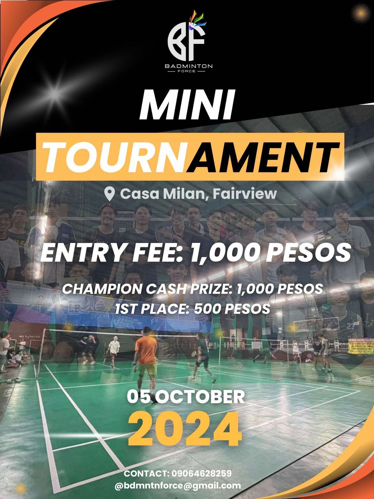 BADMINTON FORCE 2ND MINI TOURNAMENT