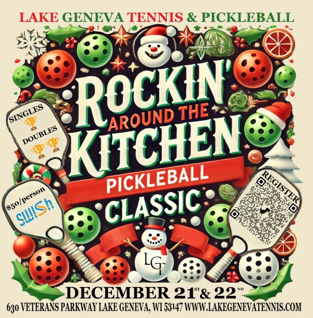 Rockin Around the Kitchen Winter Pickleball Tournament