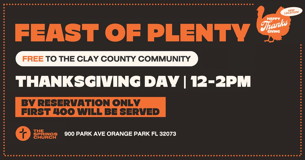 FEAST OF PLENTY THANKSGIVING DAY