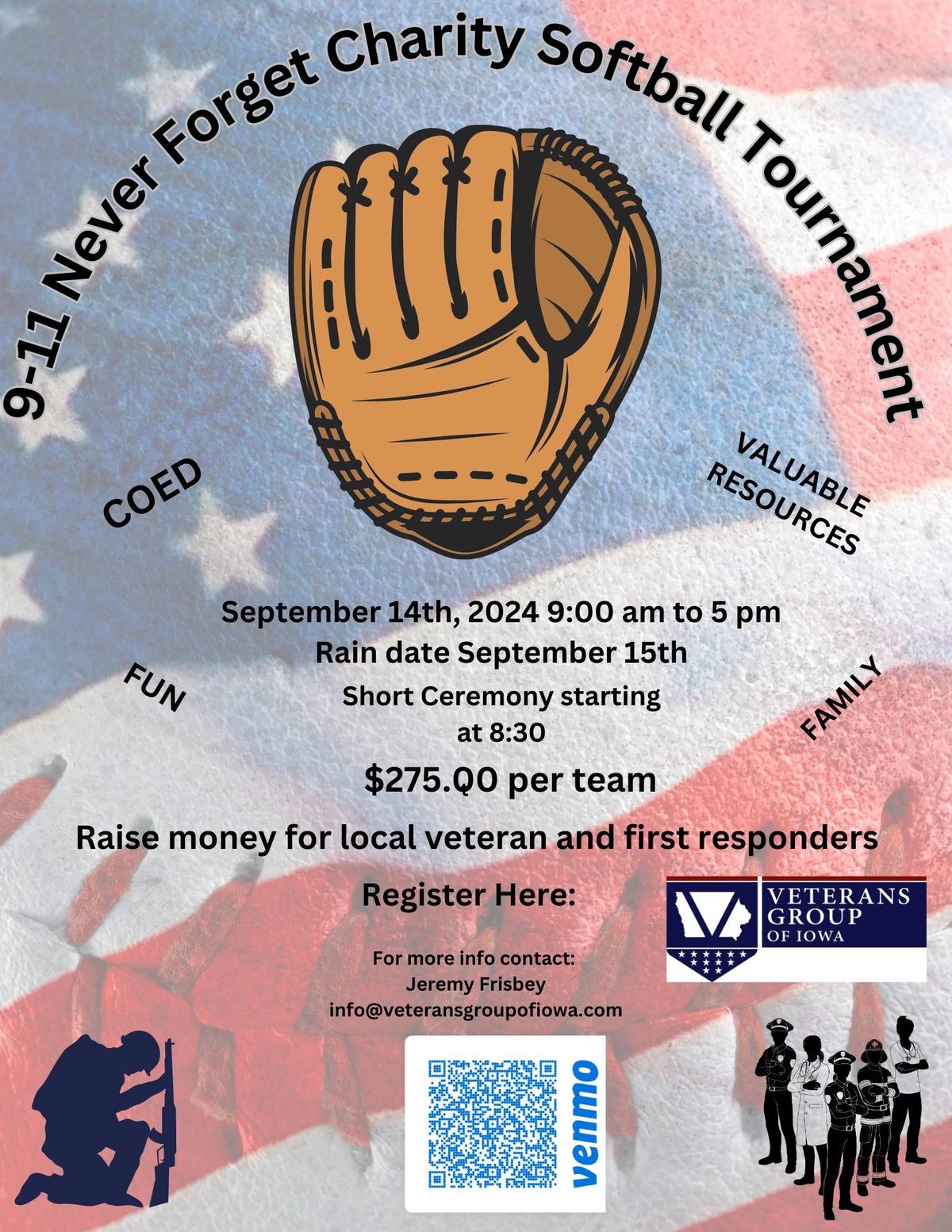 9-11 NEVER FORGET CHARITY SOFTBALL TOURNAMENT