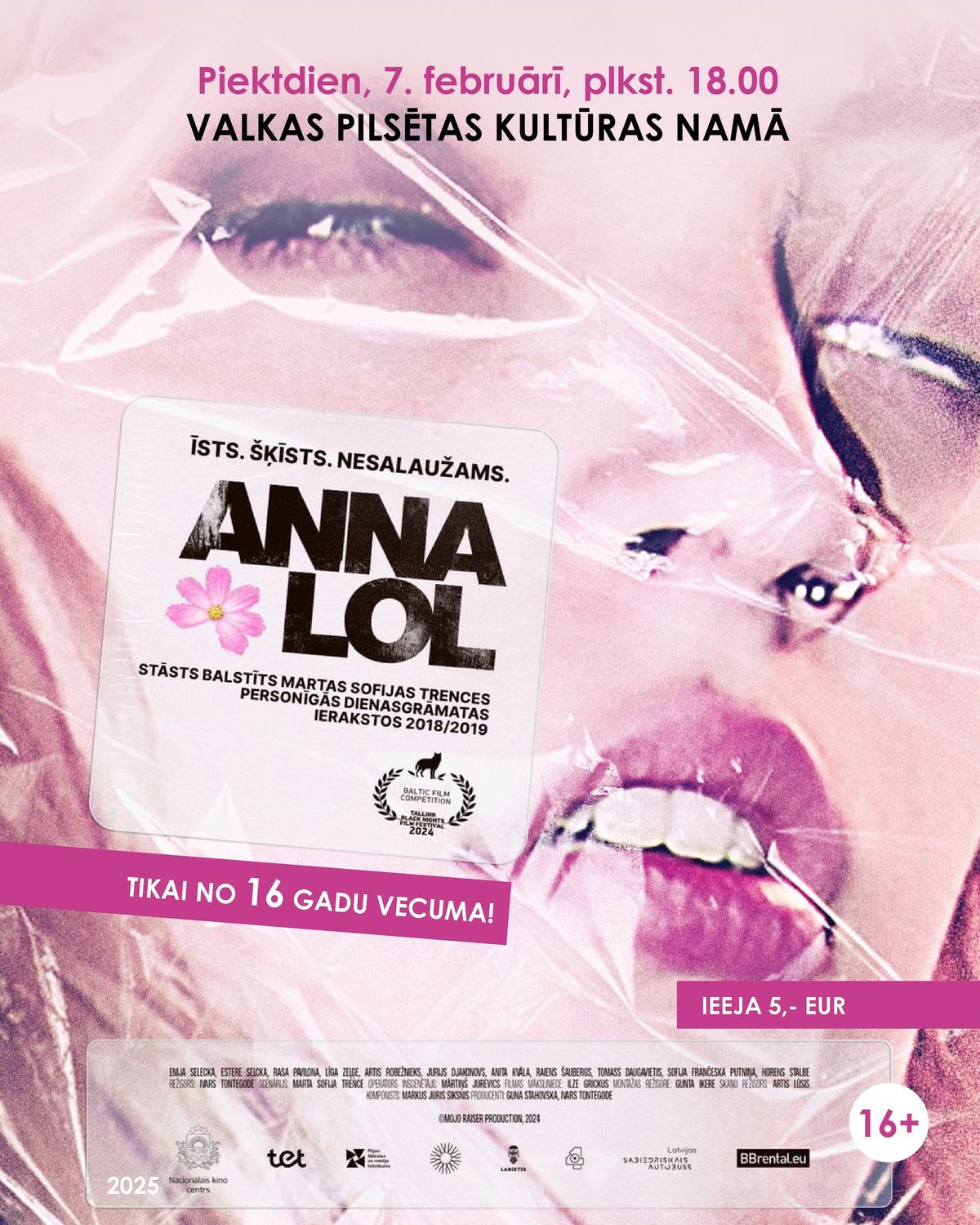 Valk\u0101 sp\u0113lfilma "ANNA LOL". Balst\u012bta uz patiesiem notikumiem