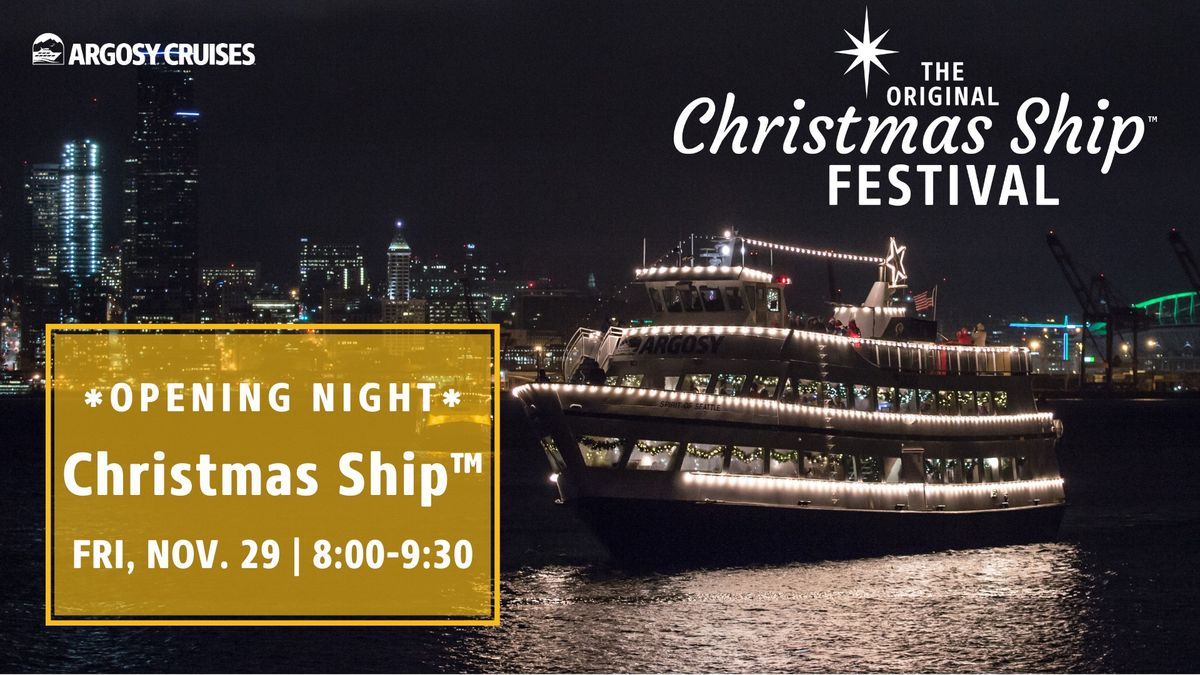 Christmas Ship\u2122 - Nov 29 @ 8pm *OPENING NIGHT*